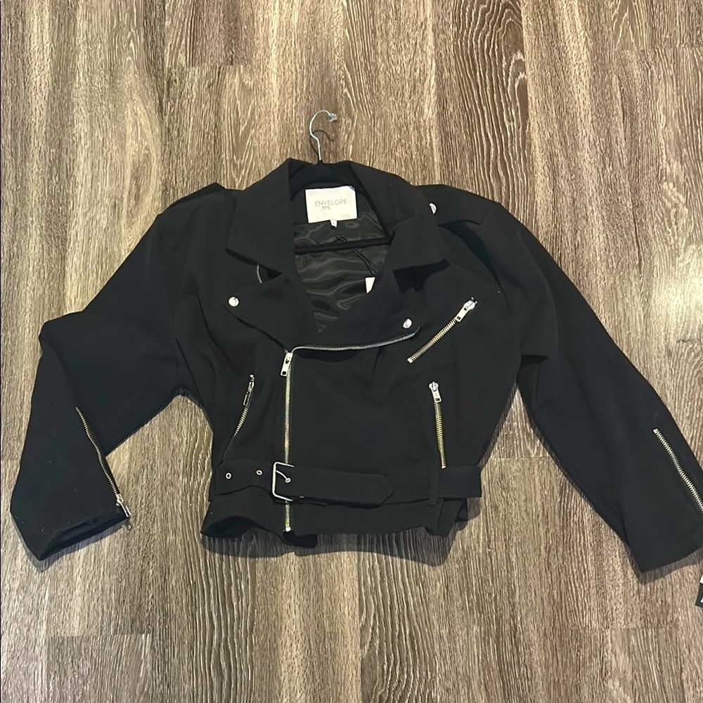 Envelope 1976 Black Biker Jacket - Picture 1 of 13